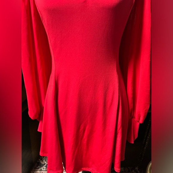 Lucy in the Sky Red Dress - Picture 3 of 11